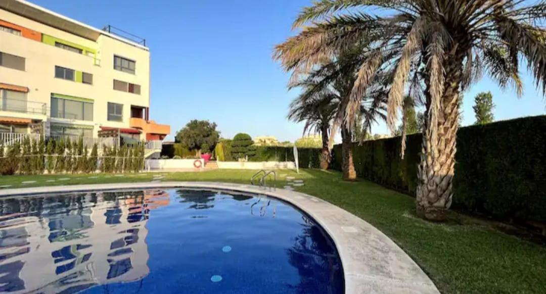 Apartamento Paz Con Terraza Y Vistas Al Mar Oliva Kültér fotó