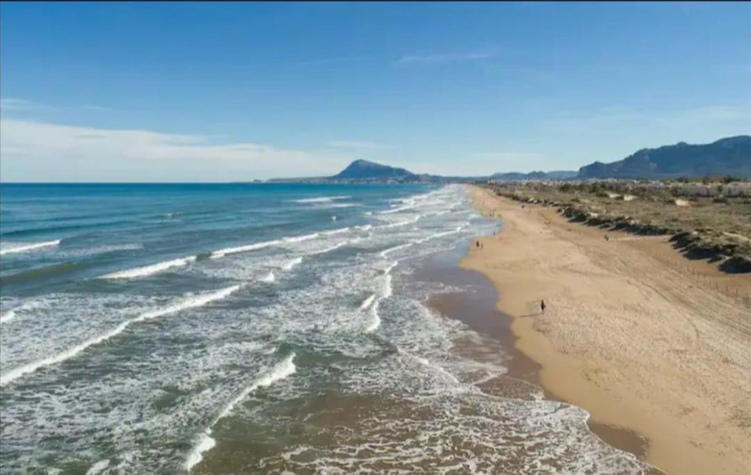 Apartamento Paz Con Terraza Y Vistas Al Mar Oliva Kültér fotó